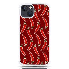 Chili-pattern-red Iphone 13 Tpu Uv Print Case