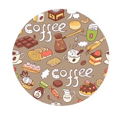 Vector-seamless-pattern-with-doodle-coffee-equipment Mini Round Pill Box by uniart180623