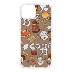 Vector-seamless-pattern-with-doodle-coffee-equipment Iphone 13 Tpu Uv Print Case