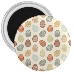 Seamless-pattern-colorful-easter-egg-flat-icons-painted-traditional-style 3  Magnets by uniart180623