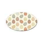 Seamless-pattern-colorful-easter-egg-flat-icons-painted-traditional-style Sticker Oval (10 pack) Front