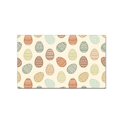 Seamless-pattern-colorful-easter-egg-flat-icons-painted-traditional-style Sticker Rectangular (10 Pack) by uniart180623