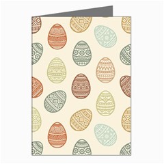 Seamless-pattern-colorful-easter-egg-flat-icons-painted-traditional-style Greeting Cards (pkg Of 8) by uniart180623