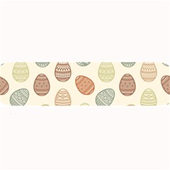 Seamless-pattern-colorful-easter-egg-flat-icons-painted-traditional-style Large Bar Mat by uniart180623