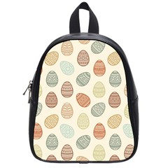 Seamless-pattern-colorful-easter-egg-flat-icons-painted-traditional-style School Bag (small) by uniart180623