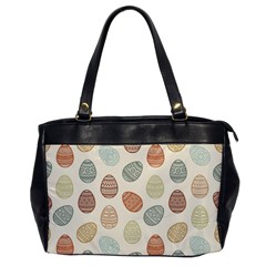 Seamless-pattern-colorful-easter-egg-flat-icons-painted-traditional-style Oversize Office Handbag by uniart180623