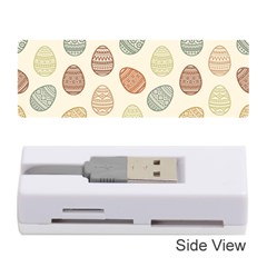 Seamless-pattern-colorful-easter-egg-flat-icons-painted-traditional-style Memory Card Reader (stick) by uniart180623