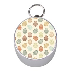 Seamless-pattern-colorful-easter-egg-flat-icons-painted-traditional-style Mini Silver Compasses by uniart180623