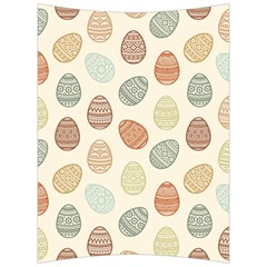 Seamless-pattern-colorful-easter-egg-flat-icons-painted-traditional-style Back Support Cushion by uniart180623