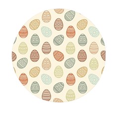 Seamless-pattern-colorful-easter-egg-flat-icons-painted-traditional-style Mini Round Pill Box (pack Of 5) by uniart180623