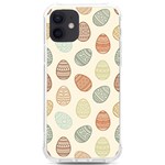 Seamless-pattern-colorful-easter-egg-flat-icons-painted-traditional-style iPhone 12/12 Pro TPU UV Print Case Front