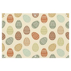 Seamless-pattern-colorful-easter-egg-flat-icons-painted-traditional-style Banner And Sign 6  X 4  by uniart180623