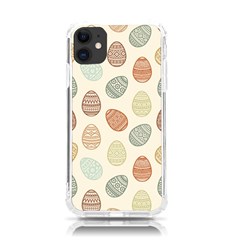 Seamless-pattern-colorful-easter-egg-flat-icons-painted-traditional-style Iphone 11 Tpu Uv Print Case by uniart180623