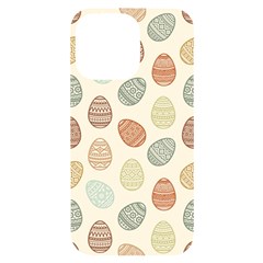 Seamless-pattern-colorful-easter-egg-flat-icons-painted-traditional-style Iphone 14 Pro Max Black Uv Print Case by uniart180623