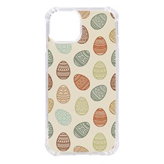 Seamless-pattern-colorful-easter-egg-flat-icons-painted-traditional-style Iphone 14 Tpu Uv Print Case by uniart180623