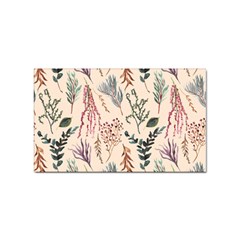 Watercolor-floral-seamless-pattern Sticker Rectangular (10 Pack) by uniart180623