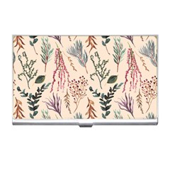 Watercolor-floral-seamless-pattern Business Card Holder by uniart180623