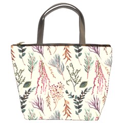 Watercolor-floral-seamless-pattern Bucket Bag by uniart180623