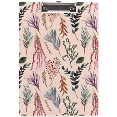 Watercolor-floral-seamless-pattern A4 Acrylic Clipboard by uniart180623