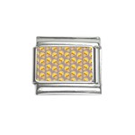 Yellow-mushroom-pattern Italian Charm (9mm) Front