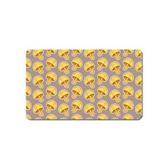 Yellow-mushroom-pattern Magnet (name Card) by uniart180623