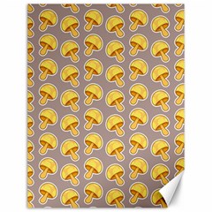 Yellow-mushroom-pattern Canvas 12  X 16  by uniart180623