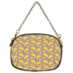 Yellow-mushroom-pattern Chain Purse (one Side) by uniart180623