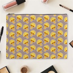 Yellow-mushroom-pattern Cosmetic Bag (xl) by uniart180623