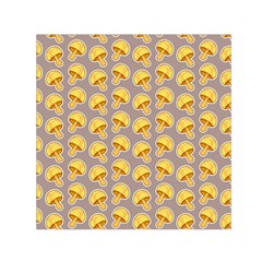 Yellow-mushroom-pattern Square Satin Scarf (30  X 30 ) by uniart180623