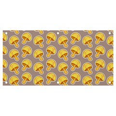 Yellow-mushroom-pattern Banner And Sign 4  X 2  by uniart180623