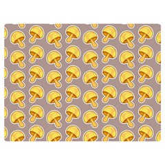 Yellow-mushroom-pattern Premium Plush Fleece Blanket (extra Small) by uniart180623