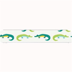 Cute-cartoon-alligator-kids-seamless-pattern-with-green-nahd-drawn-crocodiles Small Bar Mat by uniart180623