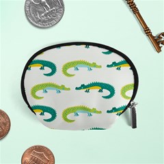 Cute-cartoon-alligator-kids-seamless-pattern-with-green-nahd-drawn-crocodiles Accessory Pouch (small) by uniart180623