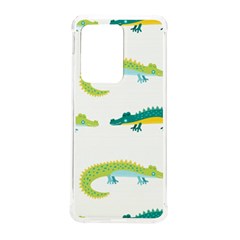 Cute-cartoon-alligator-kids-seamless-pattern-with-green-nahd-drawn-crocodiles Samsung Galaxy S20 Ultra 6 9 Inch Tpu Uv Case by uniart180623