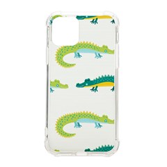 Cute-cartoon-alligator-kids-seamless-pattern-with-green-nahd-drawn-crocodiles Iphone 11 Pro 5 8 Inch Tpu Uv Print Case by uniart180623