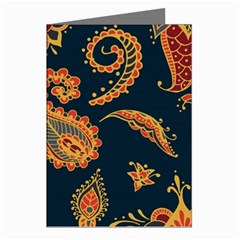 Bright-seamless-pattern-with-paisley-mehndi-elements-hand-drawn-wallpaper-with-floral-traditional Greeting Cards (pkg Of 8) by uniart180623