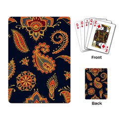 Bright-seamless-pattern-with-paisley-mehndi-elements-hand-drawn-wallpaper-with-floral-traditional Playing Cards Single Design (rectangle) by uniart180623