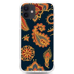 Bright-seamless-pattern-with-paisley-mehndi-elements-hand-drawn-wallpaper-with-floral-traditional Iphone 12/12 Pro Tpu Uv Print Case by uniart180623