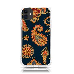 Bright-seamless-pattern-with-paisley-mehndi-elements-hand-drawn-wallpaper-with-floral-traditional Iphone 11 Tpu Uv Print Case by uniart180623