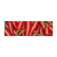 Seamless-chili-pepper-pattern Sticker (bumper) by uniart180623