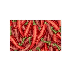 Seamless-chili-pepper-pattern Sticker Rectangular (100 Pack) by uniart180623