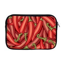 Seamless-chili-pepper-pattern Apple Macbook Pro 17  Zipper Case by uniart180623