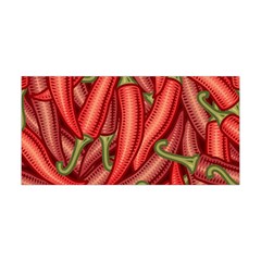 Seamless-chili-pepper-pattern Yoga Headband by uniart180623