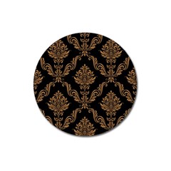 Vintage-pattern Magnet 3  (round) by uniart180623