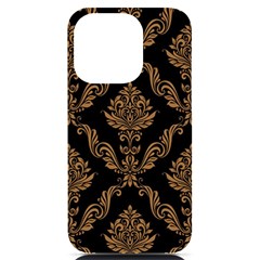 Vintage-pattern Iphone 14 Pro Black Uv Print Case