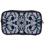 Cobalt Grey Arabesque Toiletries Bag (One Side) Front