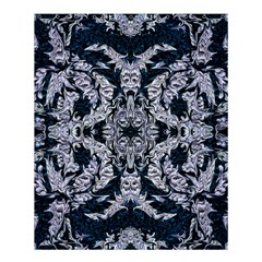 Cobalt Grey Arabesque Shower Curtain 60  X 72  (medium) 