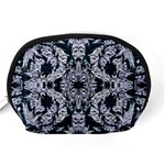 Cobalt Grey Arabesque Accessory Pouch (Medium) Back