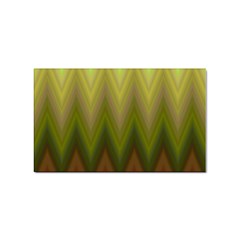 Zig Zag Chevron Classic Pattern Sticker Rectangular (100 Pack)