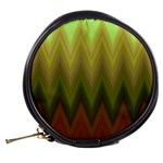 Zig Zag Chevron Classic Pattern Mini Makeup Bag Back